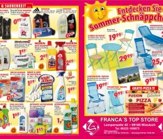Verbundwerbung Leimen: Fody´s und Franca kooperieren