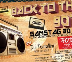 Back To The 90s | Fodys Fährhaus Ladenburg – Sa. 30 September